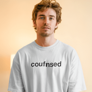 Coufnsed Tee